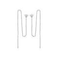 Coque de Nacre Boucles d'oreilles pendantes argent 13020210