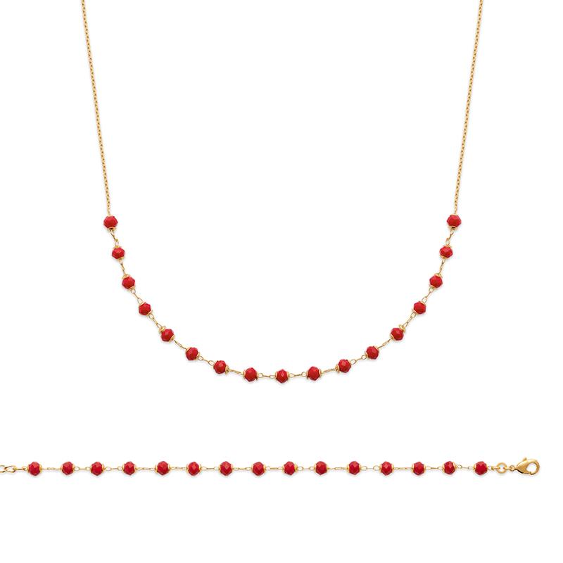 Coque de Nacre Collier plaqué or 973591