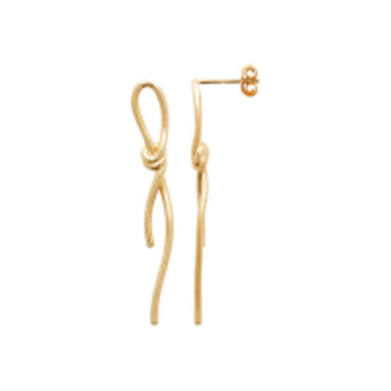 Coque de Nacre Boucles d'oreilles pendantes plaqué or 23043200