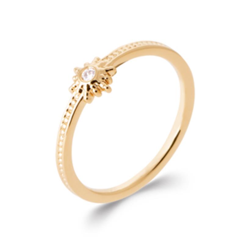 Coque de Nacre Bague plaqué or 2920910
