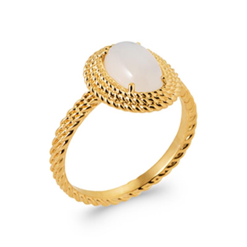 Coque de Nacre Bague plaqué or 2917810