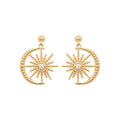 Coque de Nacre Boucles d'oreilles pendantes plaqué or 23044610
