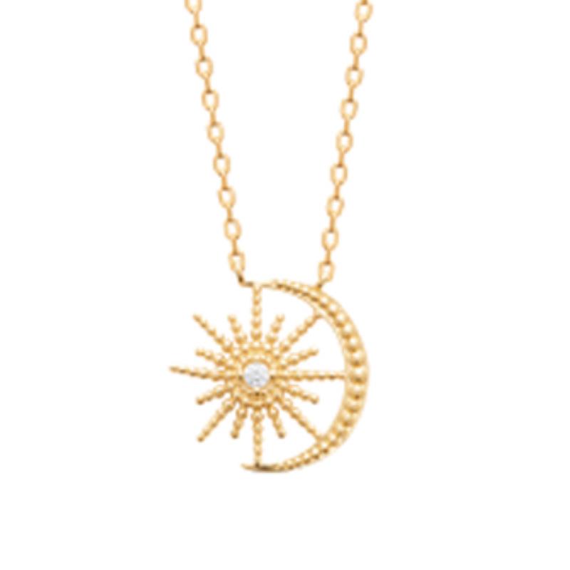 Coque de Nacre Collier plaqué or 973959