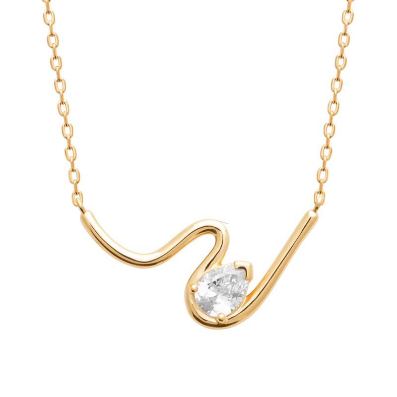 Coque de Nacre Collier plaqué or 974171