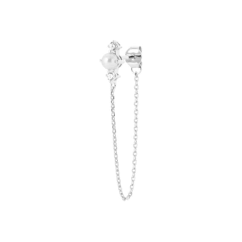 Coque de Nacre Boucle d'oreille à l'unité argent 130696014