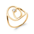 Coque de Nacre Bague plaqué or 2978310
