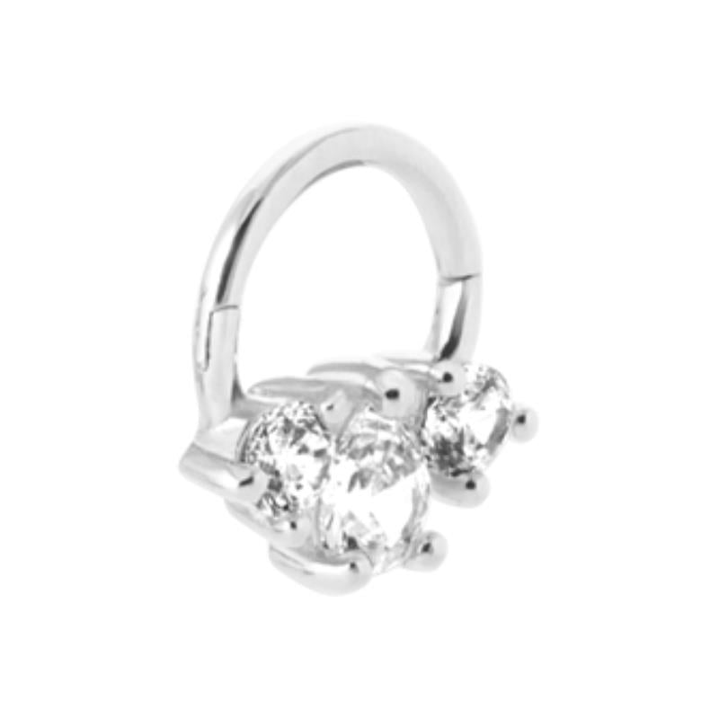 Coque de Nacre Créoles argent 1675410