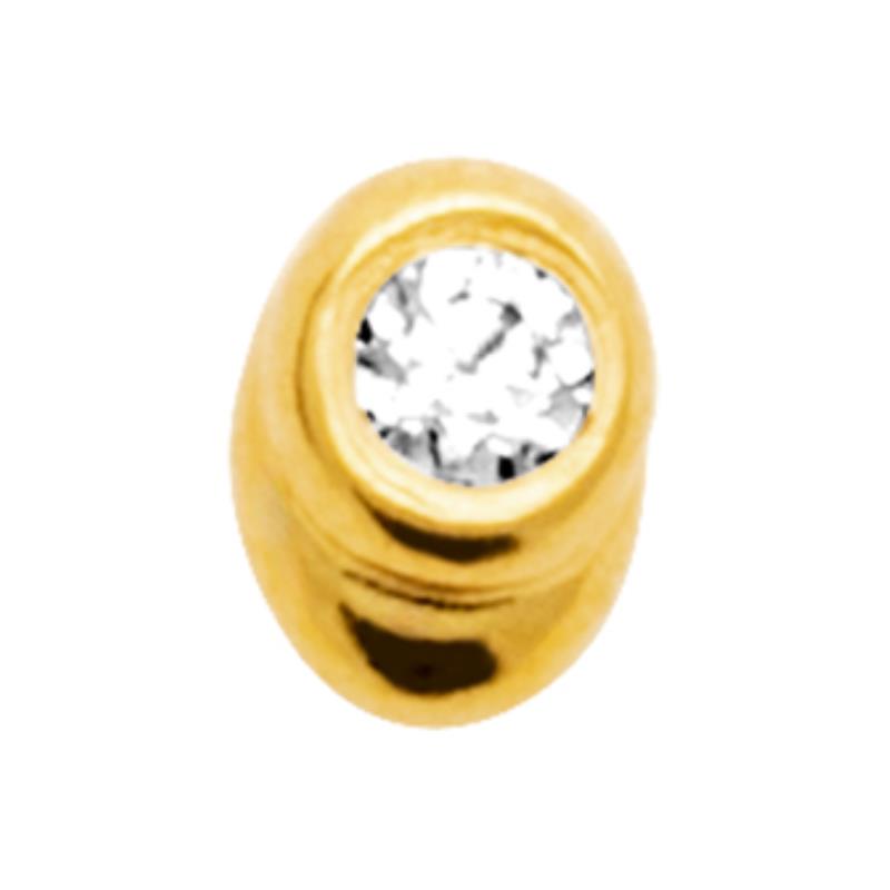 Coque de Nacre Piercing plaqué or 23074010