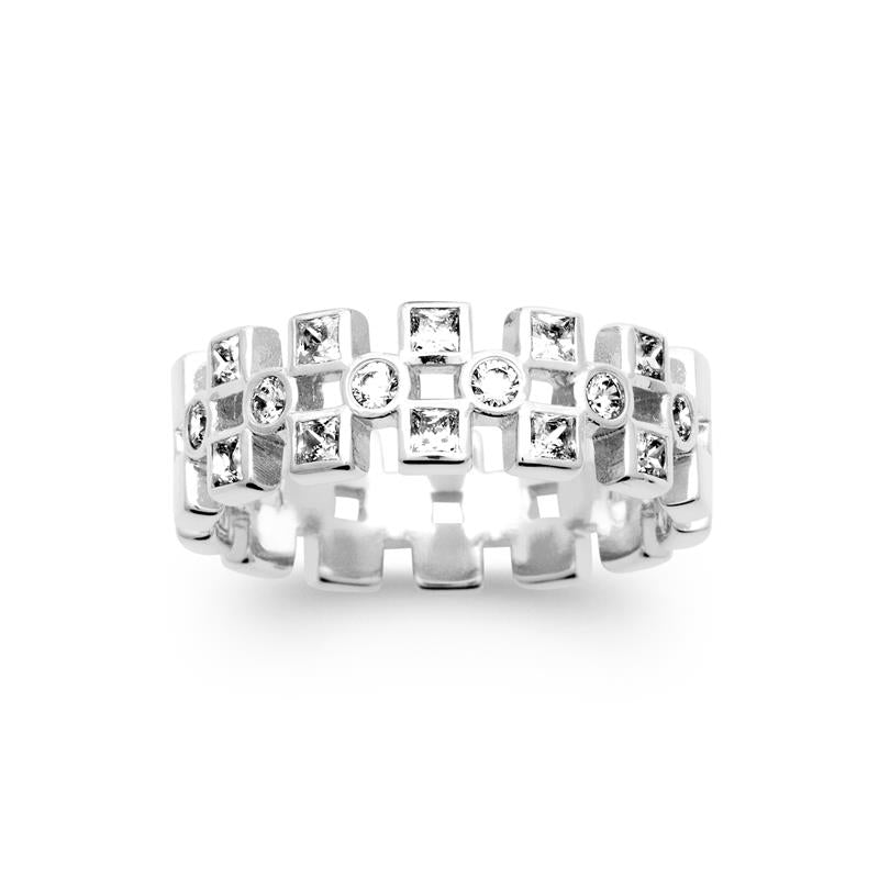 Coque de Nacre Bague plaqué argent 40016010