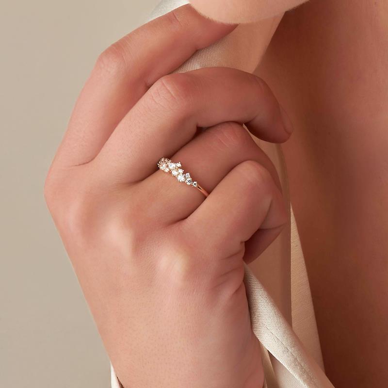 Coque de Nacre Bague plaqué or 2966610