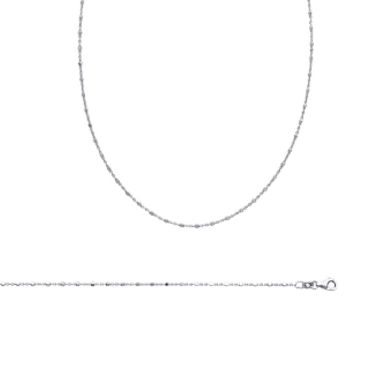 Coque de Nacre Chaîne argent 721333
