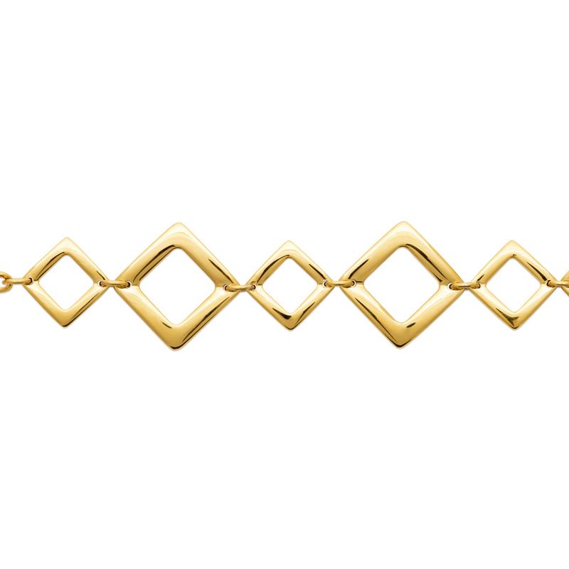 Coque de Nacre Bracelet acier doré 312349