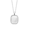Coque de Nacre Collier argent 722223