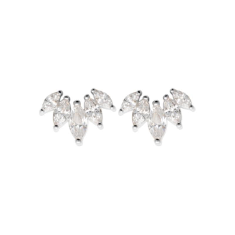 Coque de Nacre Puces d'oreilles argent 13024910