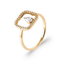 Coque de Nacre Bague plaqué or 20023610