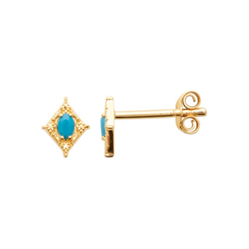 Coque de Nacre Boucles d'oreilles pendantes plaqué or 23084605