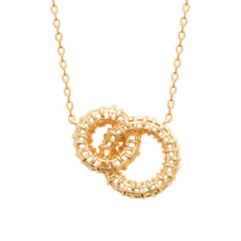 Coque de Nacre Collier plaqué or 922154