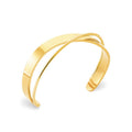 Coque de Nacre Bracelet jonc acier doré 312236