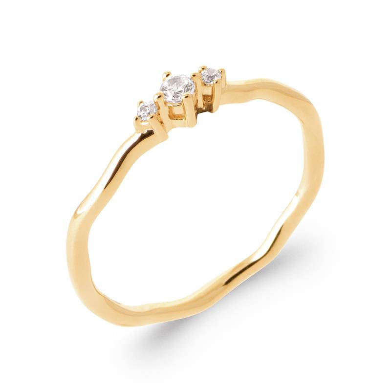 Coque de Nacre Bague plaqué or 2945410