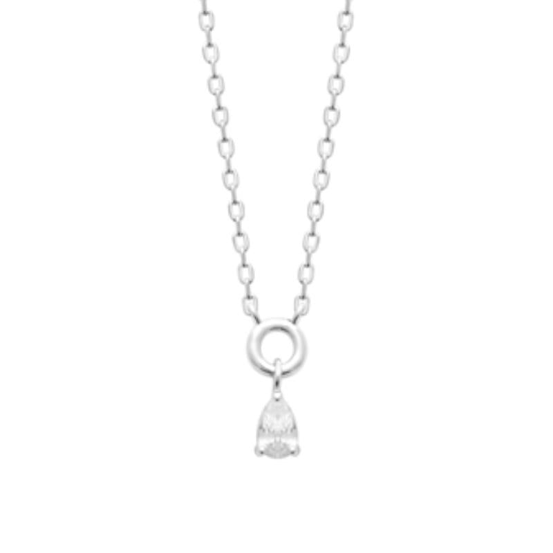 Coque de Nacre Collier argent 873894