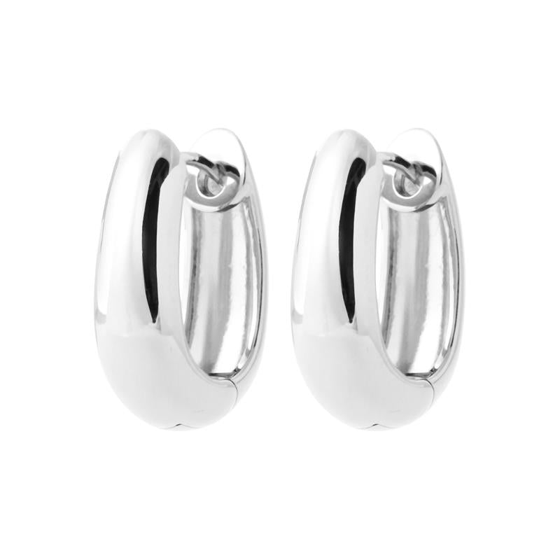 Coque de Nacre Créoles argent 7670600