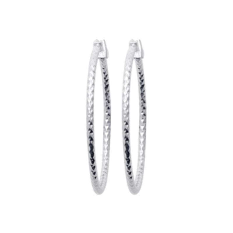 Coque de Nacre Créoles argent 7622530