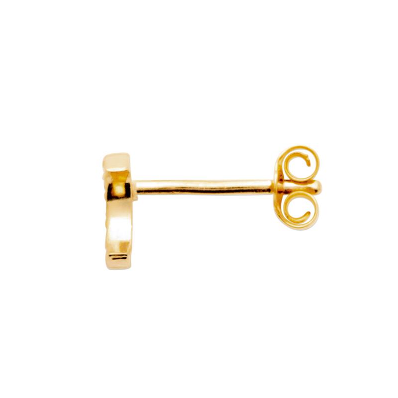 Coque de Nacre Boucle d'oreille à l'unité plaqué or 23018310U