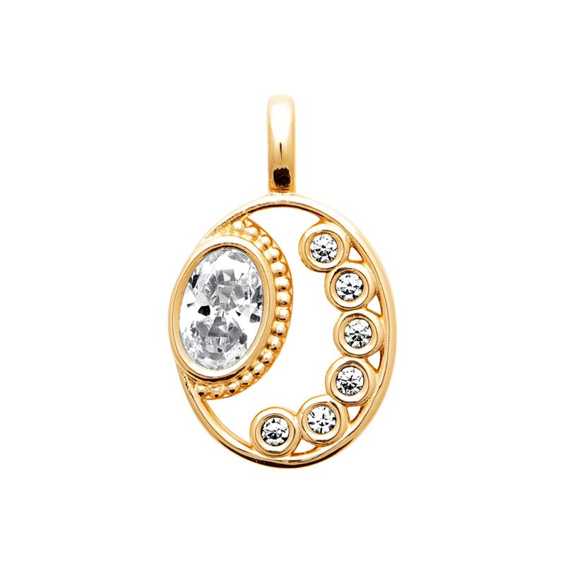 Coque de Nacre Pendentif plaqué or 2788410