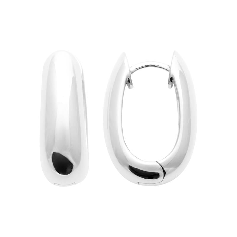 Coque de Nacre Créoles argent 7670600