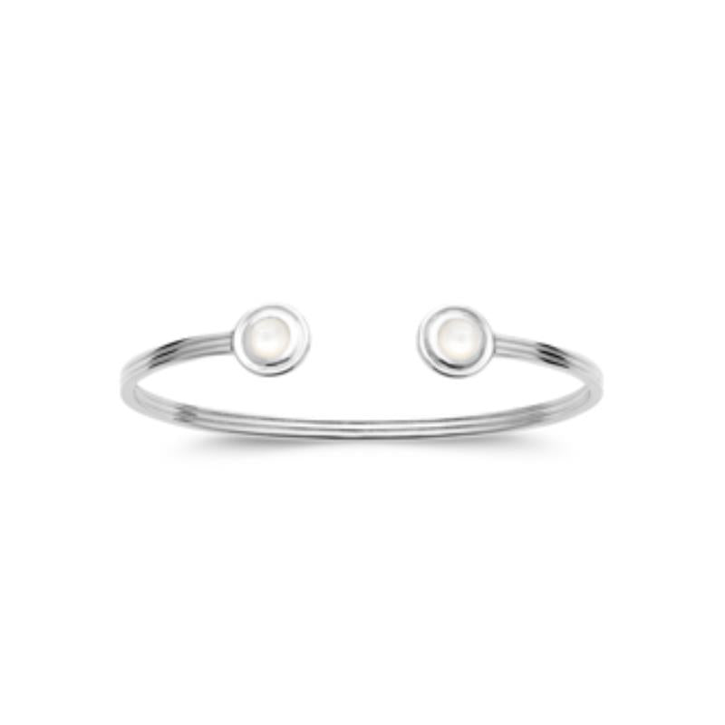 Coque de Nacre Bracelet jonc argent 873144