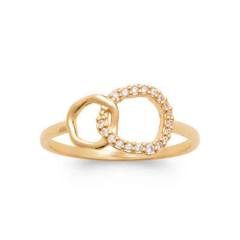 Coque de Nacre Bague plaqué or 2958210