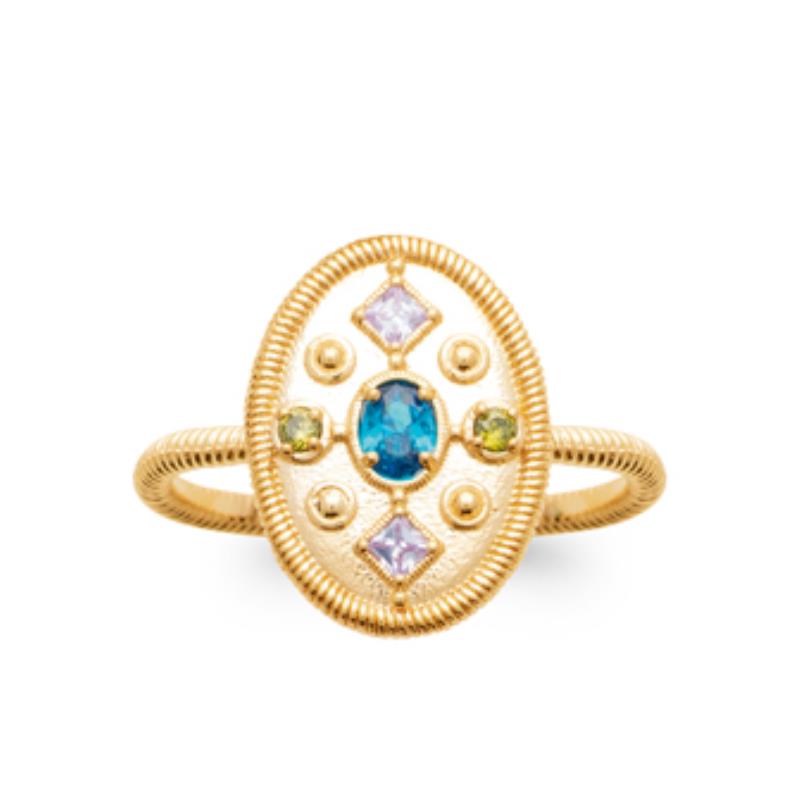 Coque de Nacre Bague plaqué or 20000360