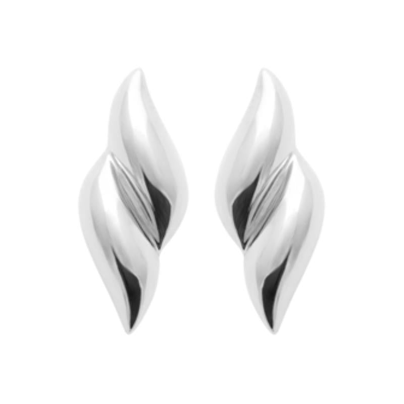 Coque de Nacre Puces d'oreilles argent 73061100