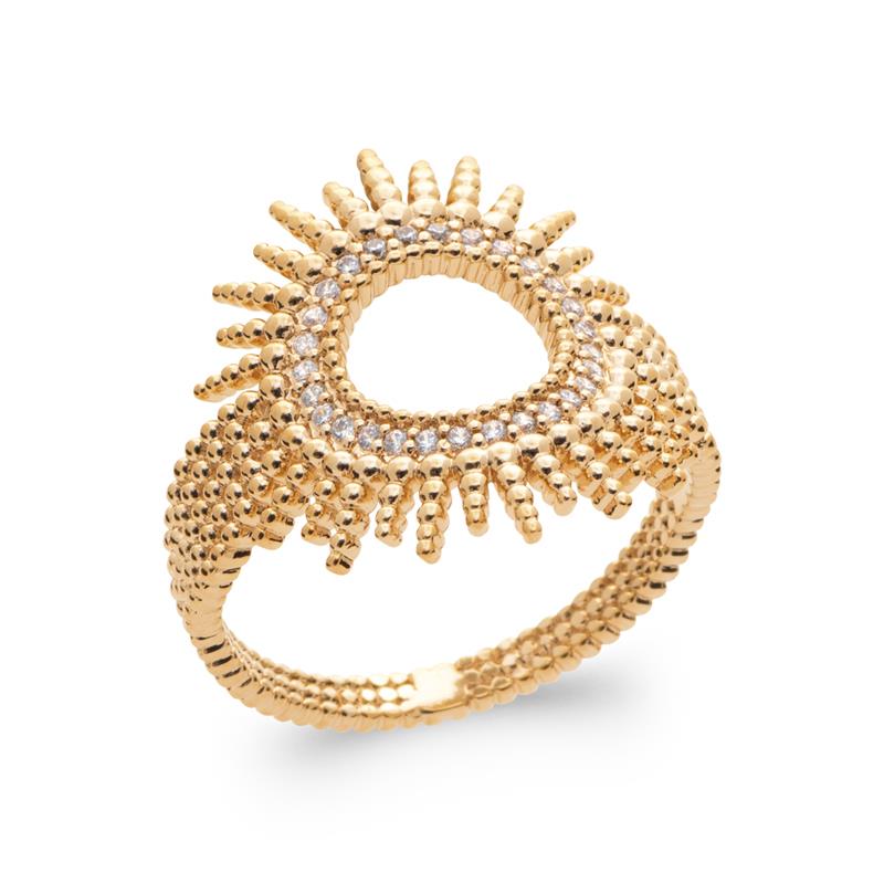 Coque de Nacre Bague plaqué or 2293510