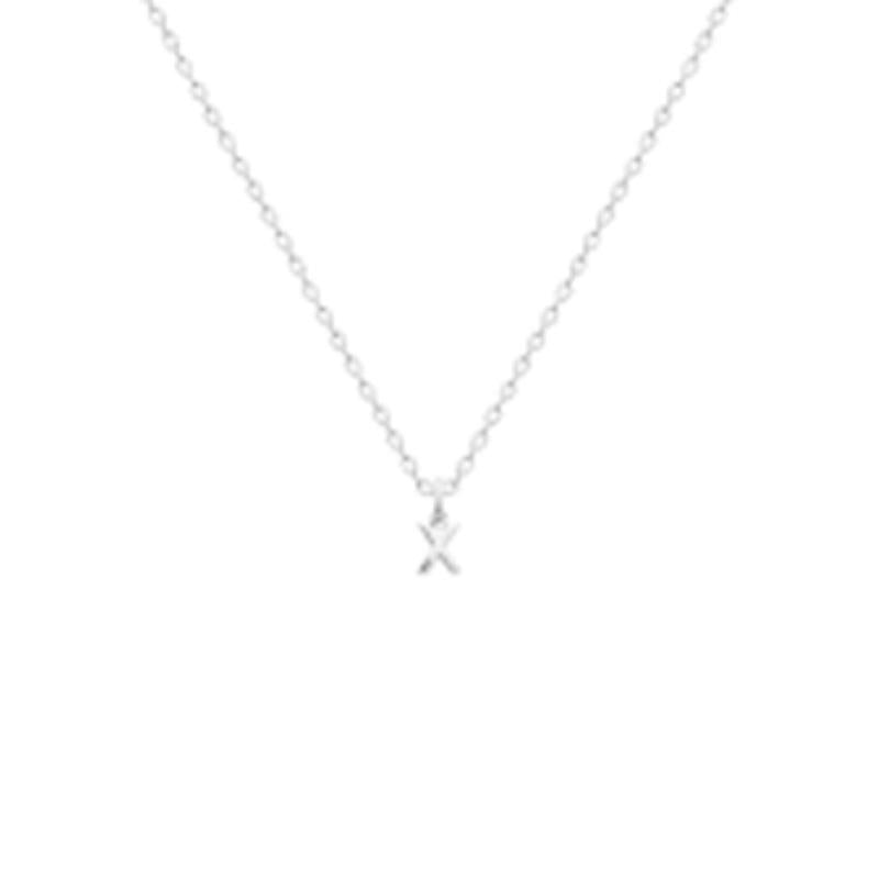 Coque de Nacre Pendentif initiale argent 7775624