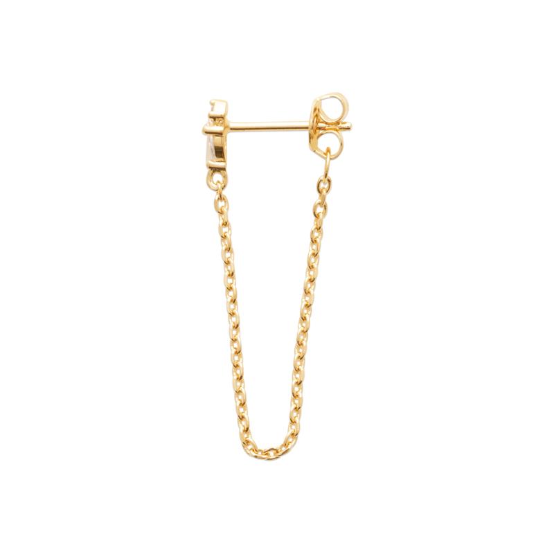 Coque de Nacre Boucles d'oreilles pendantes plaqué or 23077710