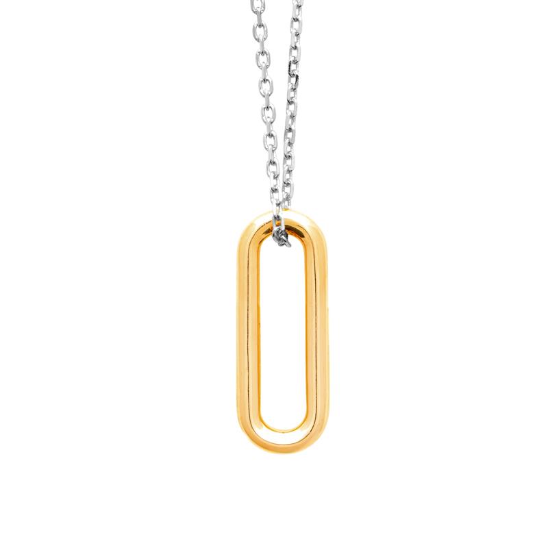 Coque de Nacre Collier argent 722251
