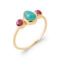 Coque de Nacre Bague plaqué or 2939905