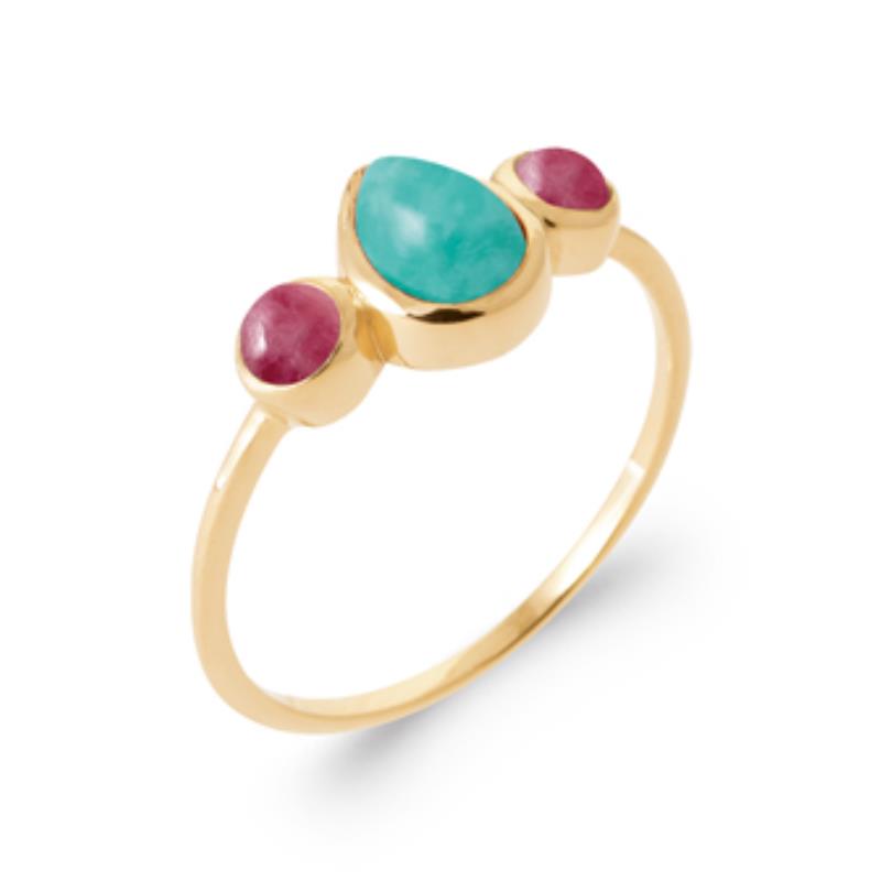 Coque de Nacre Bague plaqué or 2939905
