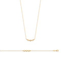 Coque de Nacre Collier plaqué or 921842