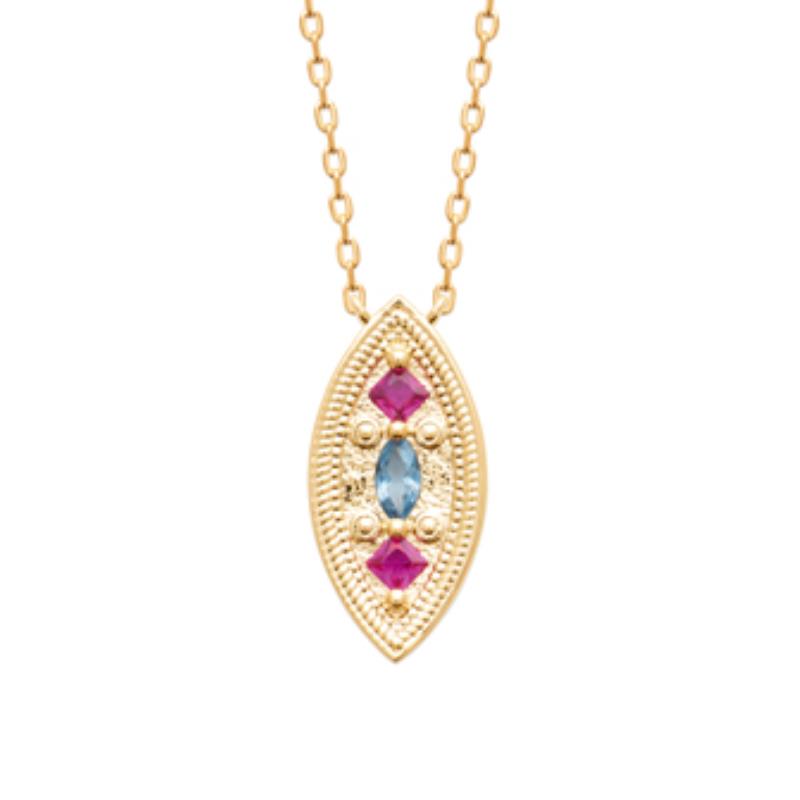 Coque de Nacre Collier plaqué or 974230