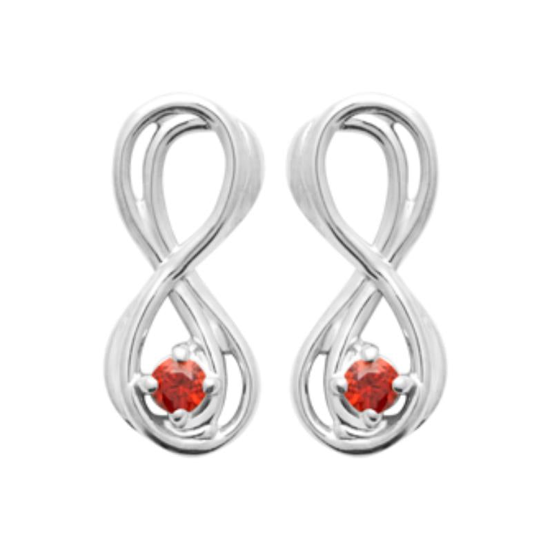 Coque de Nacre Puces d'oreilles argent 13060820