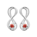 Coque de Nacre Puces d'oreilles argent 13060820