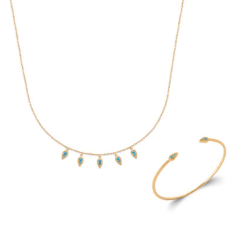 Coque de Nacre Collier plaqué or 973556