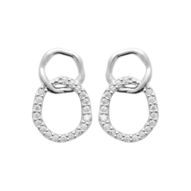 Coque de Nacre Boucles d'oreilles argent 13028710