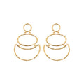 Coque de Nacre Boucles d'oreilles pendantes plaqué or 23035000