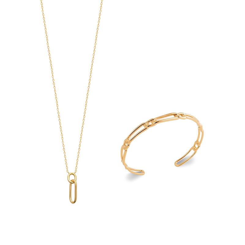 Coque de Nacre Collier plaqué or 921774