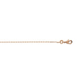 Coque de Nacre Chaîne maille forçat plaqué or rose 229035