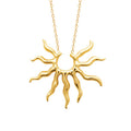 Coque de Nacre Collier acier doré 312300