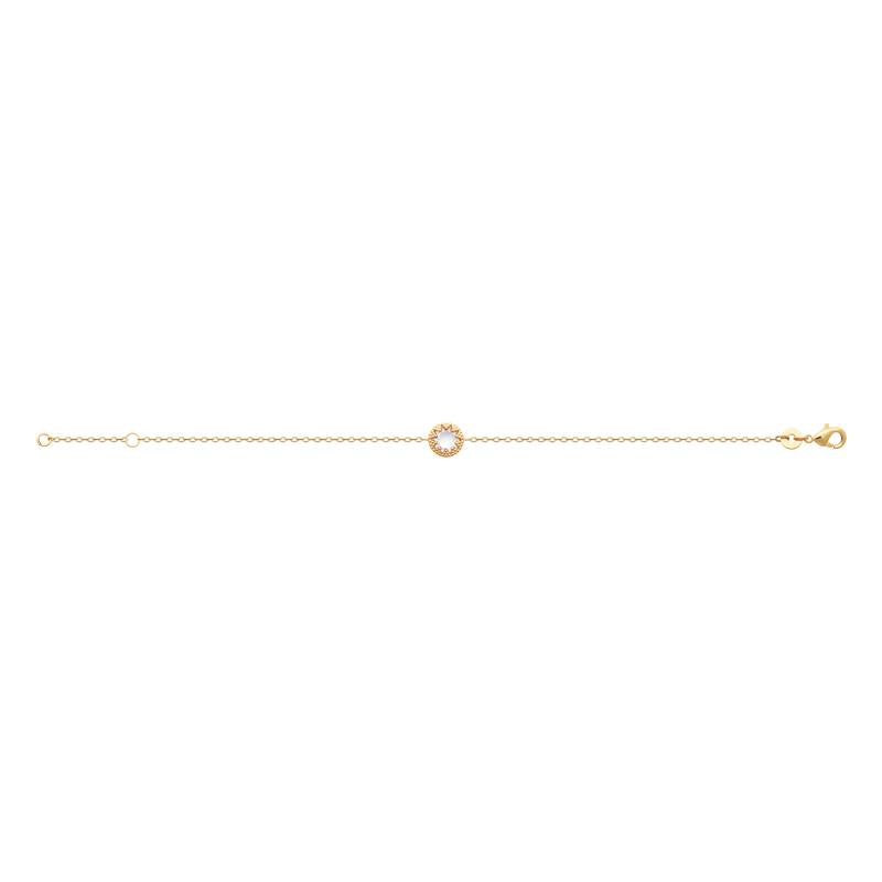 Coque de Nacre Bracelet plaqué or 974211